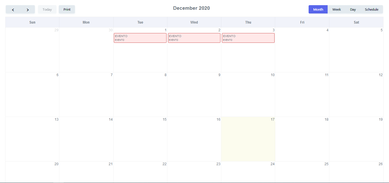 Tutorial: Responsive Calendar | Tutoriais Scriptcase